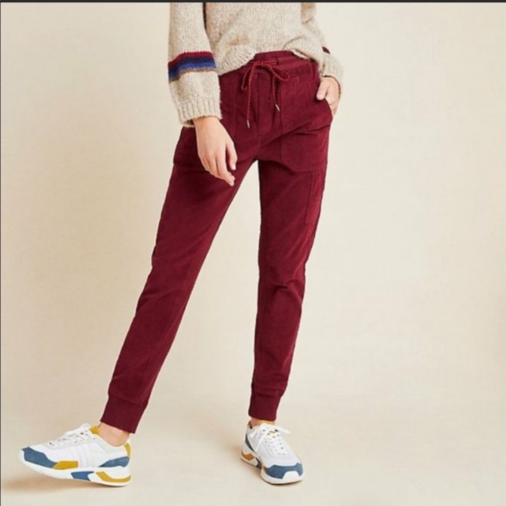 ANTHROPOLOGIE Leigh Corduroy Joggers